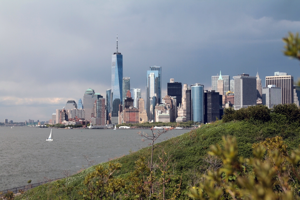 The,Dramatic,Thunderstorm,Sky,Over,The,Skyscrapers,Of,Manhattan,From