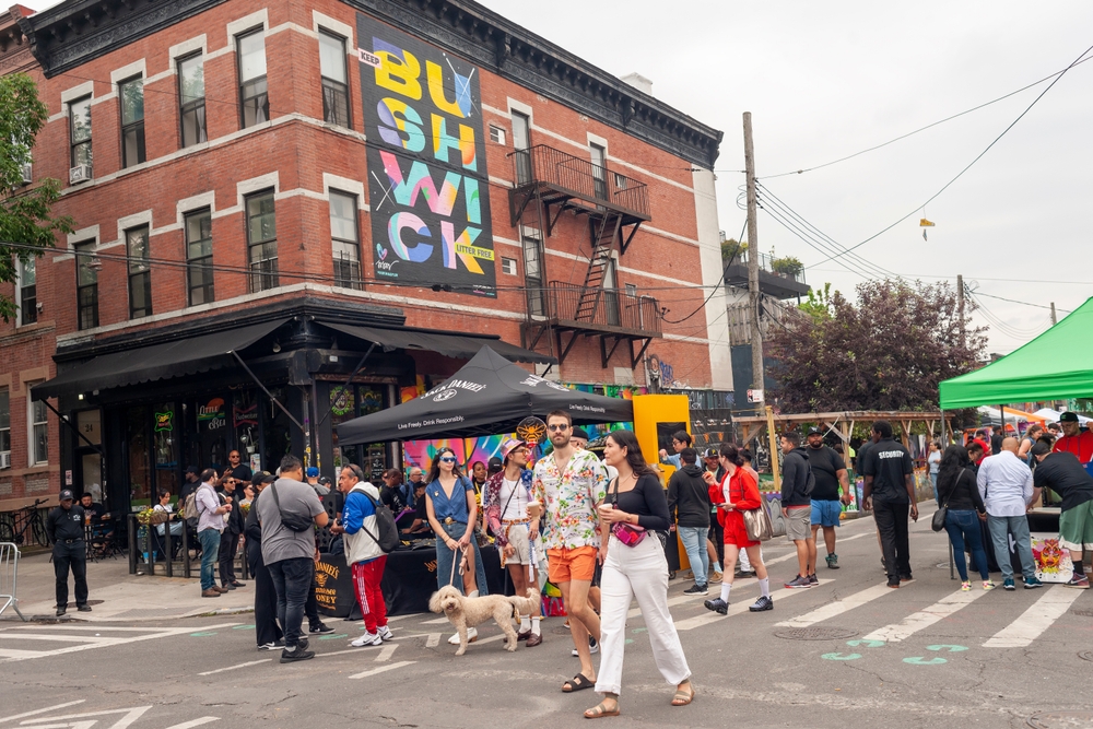 New,York,Ny,Usa-june,3,,2023,Thousands,Pour,Into,Bushwick,